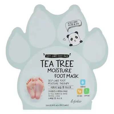 ESFOLIO Tea Tree Moisture Foot Mask - vyživující maska na nohy