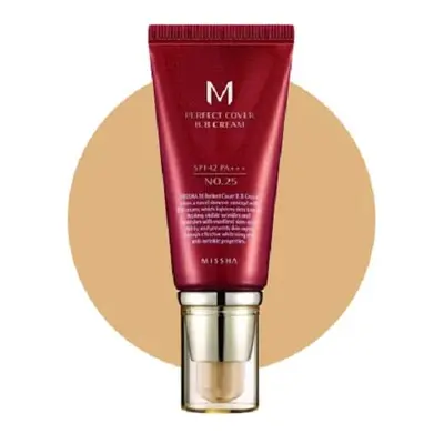 MISSHA M Perfect Cover BB Cream EX SPF42/PA+++ (No.25/Natural Beige) - BB krém