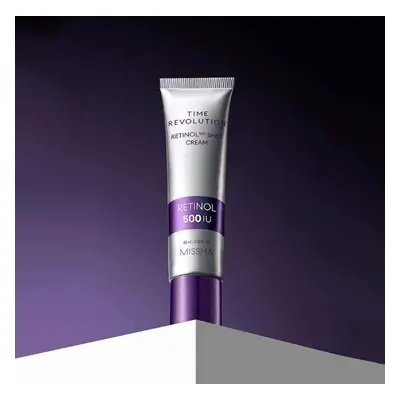 MISSHA Time Revolution Retinol 500 Shot Cream - anti-age pleťový krém s retinolem