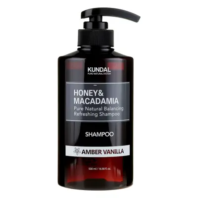 KUNDAL Honey & Macadamia Nature Shampoo (Amber Vanilla) - přírodní vlasový šampón na suché a poš