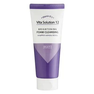 JIGOTT Vita Solution 12 Brightening Foam Cleansing - rozjasňující čistící pleťová pěna s rakytní