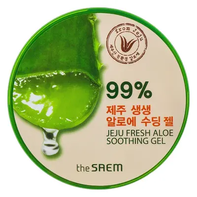 THE SAEM Jeju Fresh Aloe Soothing Gel 99% - zklidňující hydratační gel s extraktem aloe