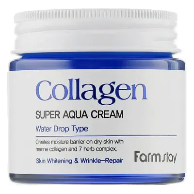 FARM STAY Collagen Super Aqua Cream - hydratační pleťový krém s kolagenem