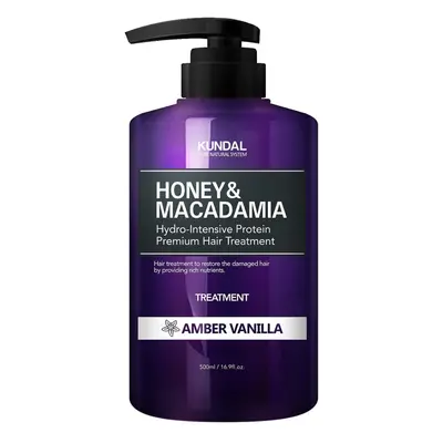 KUNDAL Honey & Macadamia Treatment (Amber Vanilla) - intenzivní proteinová kůra na vlasy