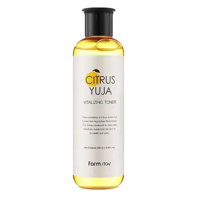 FARM STAY Citrus Yuja Vitalizing Toner - rozjasňující pleťový toner s vitamínem C