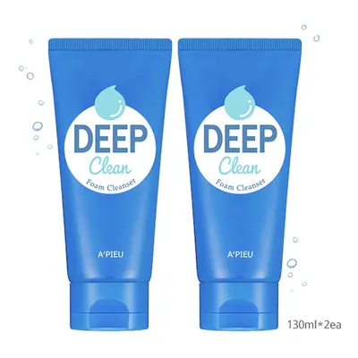 A'PIEU Deep Clean Foam Cleanser SET - sada 2 kusů hloubkově čistící pleťových pěn