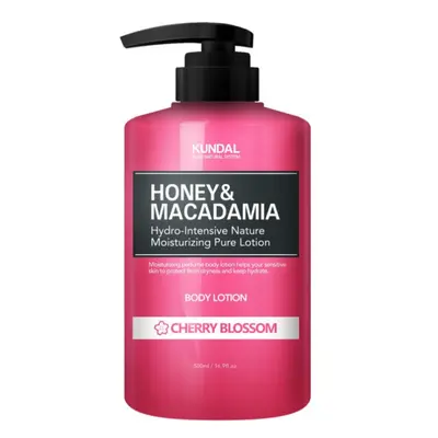 KUNDAL Honey & Macadamia Body Lotion (Cherry Blossom) - vyživující tělové mléko