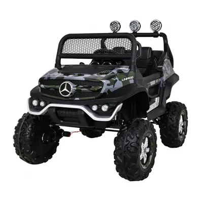 Tomido Elektrické autíčko Mercedes Unimog S, 4x4, 12V Maskáčové PA.JL199.EXL.CAMO