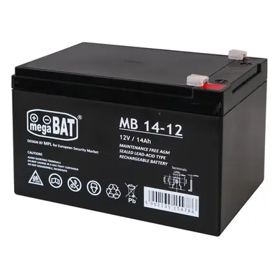 Gelová nabíjecí baterie 12V 14AH AKU.12V-14AH