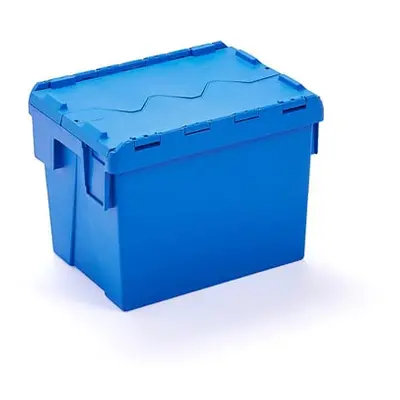 Plastový přepravní box GAYLE, 38 l, 400x300x320 mm, modrý