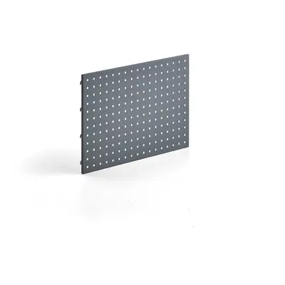 Panel na nářadí k pracovnímu stolu ROBUST/SOLID, 670x475 mm, tmavě šedý