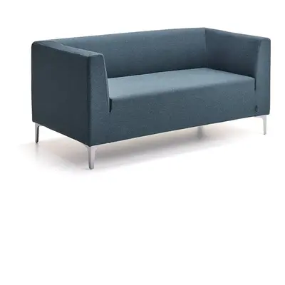 2-seater sofa CASUAL, fabric ETNA, petrol blue