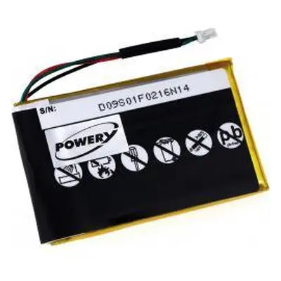 Powery GPS-Garmin Nüvi 285W 1250mAh Li-Pol 3,7V - neoriginální