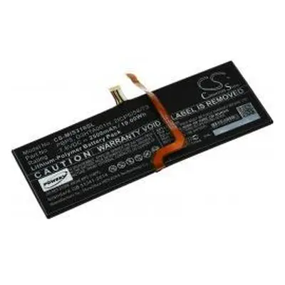 Powery Microsoft G3HTA001H 2500mAh Li-Pol 7,6V - neoriginální