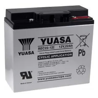 YUASA REC22-12I hluboký cyklus - 22Ah Lead-Acid 12V - originální