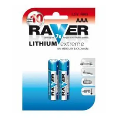 Raver Lithiová mikrotužková baterie 4903 1ks - Lithium 1,5V - originální