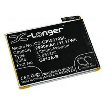 Powery Google Pixel 3 2900mAh Li-Pol 3,85V - neoriginální