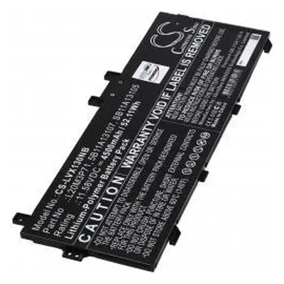 Powery Lenovo SB11A13105 4500mAh Li-Pol 11,58V - neoriginální