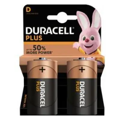 Duracel Plus Alkalický velký monočlánek MN1300 2ks v balení