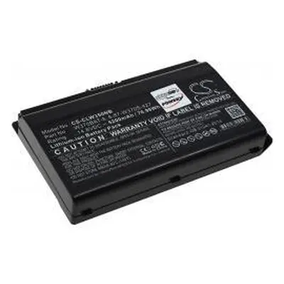 Powery Clevo W370BAT-3 5200mAh Li-Pol 14,8V - neoriginální