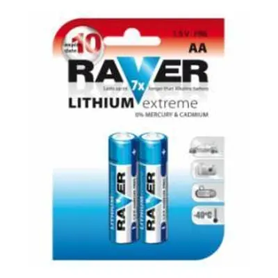 Raver Lithiová tužková baterie 6106 1ks - Lithium 1,5V - originální