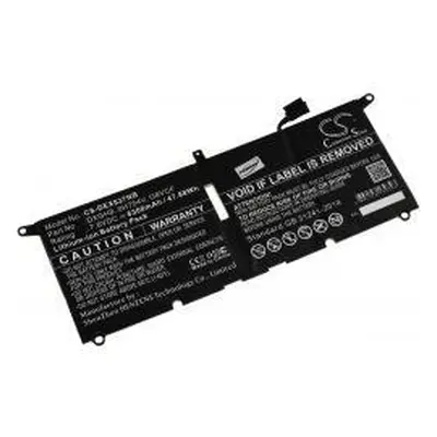 Powery Dell DXGH8 6300mAh Li-Ion 7,6V - neoriginální