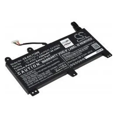 Powery Asus 0B200-03400200 4300mAh Li-Pol 15,4V - neoriginální