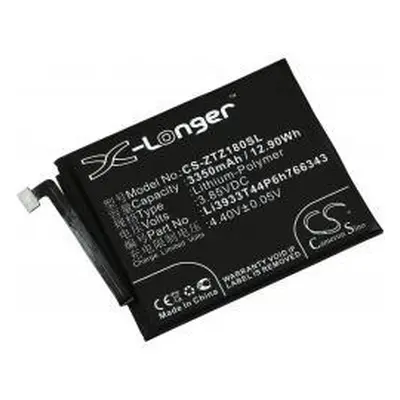 Powery ZTE Li3933T44P6h766343 3350mAh Li-Pol 3,85V - neoriginální