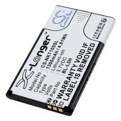 Powery Nokia TA1385-DS Handy 1300mAh Li-Ion 3,7V - neoriginální