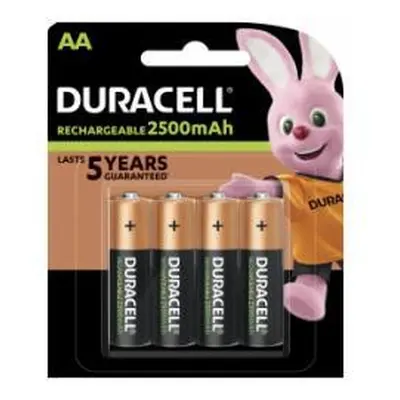 Duracell Nabíjecí baterie HR6DX1500 4ks v balení - Ultra 2500mAh NiMH 1,2V - originální