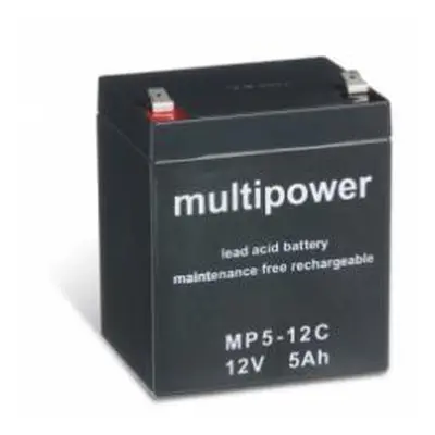 Powery MP5-12C cyklický provoz - 5Ah Lead-Acid 12V - neoriginální