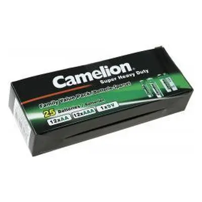 Camelion Batterien Spar-Set-Box 25tlg. (12xAA, 12xAAA, 1x9V)