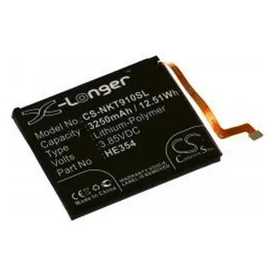 Powery Nokia TA-1082, TA-1087 3250mAh Li-Pol 3,85V - neoriginální