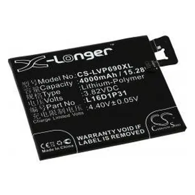 Powery Lenovo L16D1P31 4000mAh Li-Pol 3,82V - neoriginální