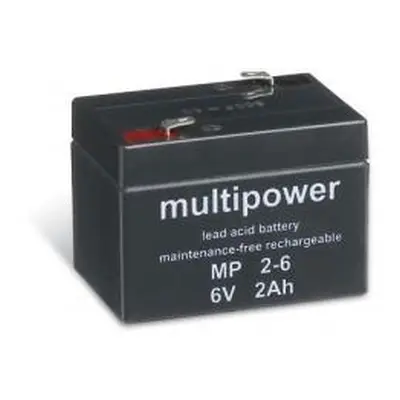 Powery MP2-6 - 2Ah Lead-Acid 6V - neoriginální