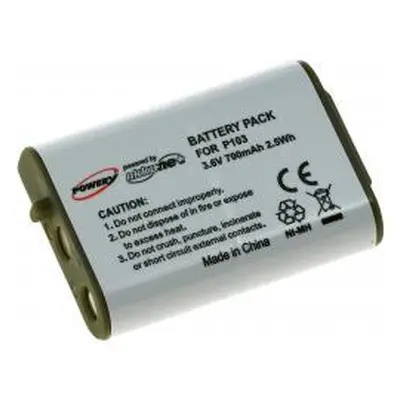 Powery Panasonic KX-TGA273 700mAh NiMH 3,6V - neoriginální