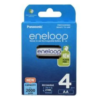 Panasonic Nabíjecí baterie AA tužková 2000mAh NiMH 4ks v balení - eneloop 1,2V - originální