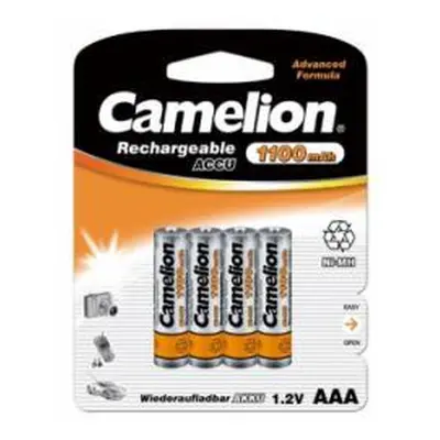 Camelion Nabíjecí AAA mikrotužkové baterie HR03 1100mAh 4ks v balení - NiMH 1,2V - originální