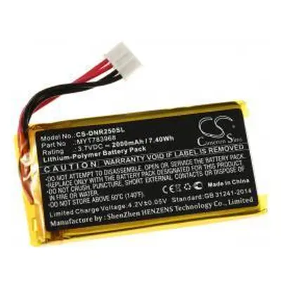 Powery DeLorme INCRH25 2000mAh Li-Pol 3,7V - neoriginální