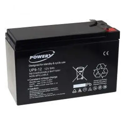 Powery UP9-12 kompatibilní s YUASA NP7-12L 12V 9Ah - Lead-Acid - originální