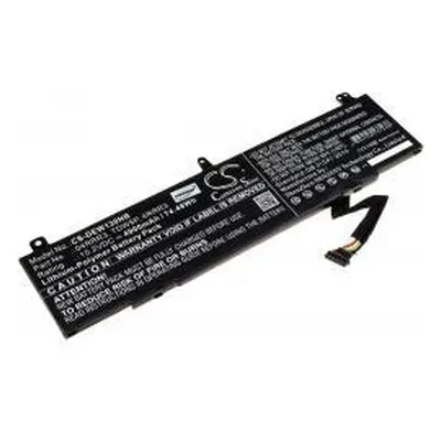 Powery Dell 4RRR3 4900mAh Li-Ion 15,2V - neoriginální