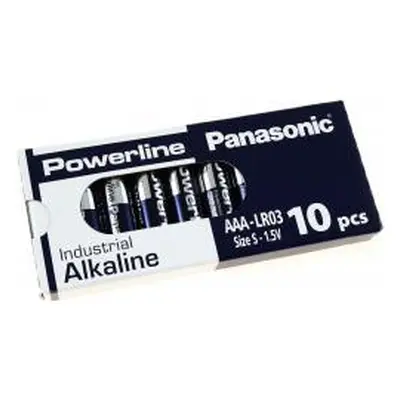 Panasonic Powerline Industrial Alkalická industriální mikrotužková baterie R03 10ks v balení