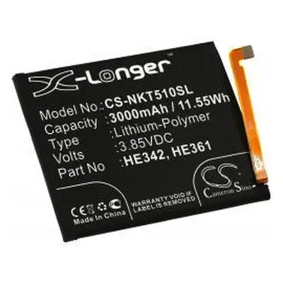 Powery Nokia HE342 3000mAh Li-Pol 3,85V - neoriginální