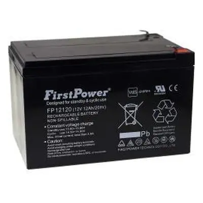 Powery UPS APC RBC 4 12Ah 12V VdS - FirstPower Lead-Acid - neoriginální