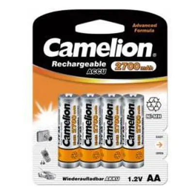 Camelion Nabíjecí AA tužkové baterie 2700mAh NiMH 4ks v balení - 1,2V - originální