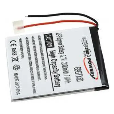 Powery NavGear 100618 E100602-BU50-1-R 2000mAh Li-Pol 3,7V - neoriginální