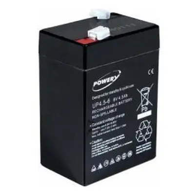 Powery Smoby Diamec Sportsmann 400 6V 4,5Ah (nahrazuje 4Ah 5Ah) - Lead-Acid - neoriginální