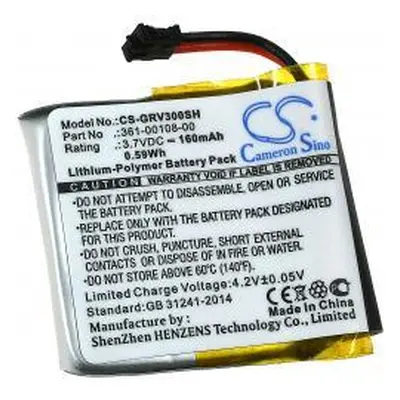 Powery Garmin 361-00108-00 160mAh Li-Pol 3,7V - neoriginální