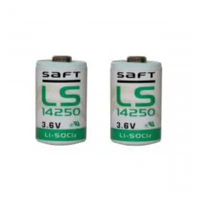 Saft 2x Lithium baterie LS14250 1/2AA 3,6Volt 1200mAh Lithium-Thionylchlorid - originální