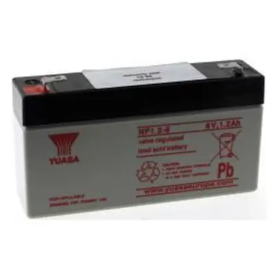 YUASA NP1.2-6 - 1200mAh Lead-Acid 6V - originální